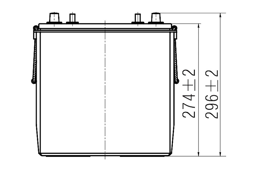 Тяговый аккумулятор WBR EVX6-275C2