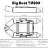 Лодка ПВХ под мотор Big Boat TM280